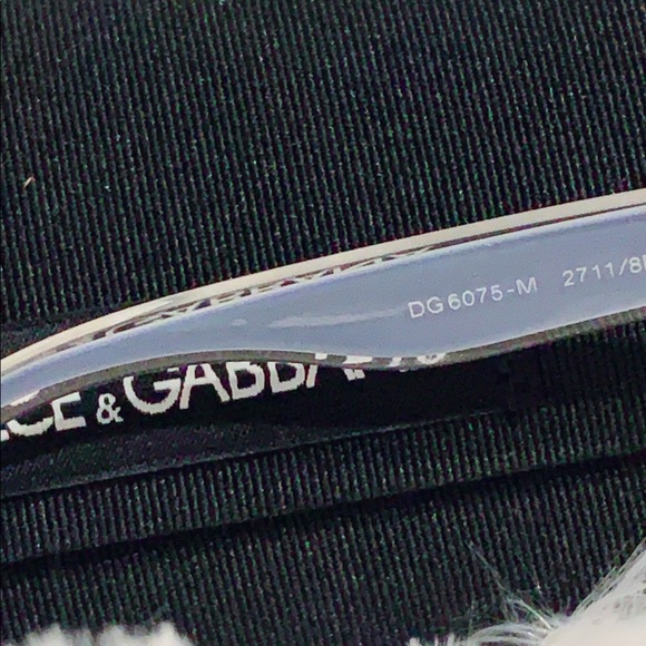 DOLCE & GABBANA Clear Cat Eye Sunglasses DG 6075 - Picture 7 of 7
